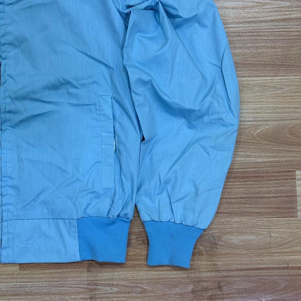 Vintage St. Jacques Baby Blue Full-Zip Bomber Jacket