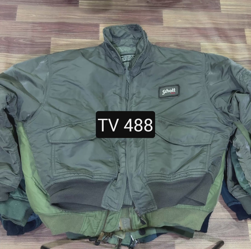 Premium Alpha Industries & Schott NYC Bomber Jacket Bundle (7 PCS) – Grade B/C
